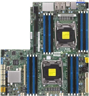 SUPERMICRO X10DRW-IT-B Supermicro X10DRW-IT-B Dual LGA2011 Intel C612 DDR4 SATA3 and USB3.0 V and 2GbE Proprietary WIO Server Motherboard SUPERMICRO X10DRW-IT-B Supermicro X10DRW-IT-B Dual LGA2011 Intel C612 DDR4 SATA3 and USB3.0 V and 2GbE Proprietary WIO Server Motherboard