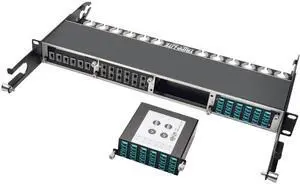 Tripp Lite N484-2M12-LC12 40Gb to 10Gb Breakout Cassette, (x2) 12-Fiber MTP/MPO to ( x12 ) LC Duplex Female to Female