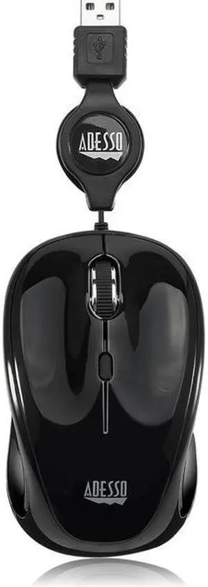 RETRACTABLE OPTICAL MOUSE BLACK