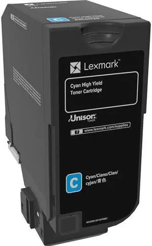 LEXMARK OEM Toner Cartridge, CYAN, yield 16,000 LEX84C0H20