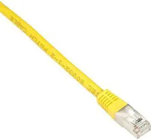 CAT6 250-MHz Shielded, Stranded Cable SSTP (PIMF), PVC, Yellow, 6-ft.