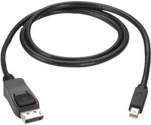 Black Box - DisplayPort cable - Mini DisplayPort male to DisplayPort male - 15 ft  black