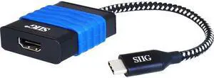 SIIG Inc. CB-TC0014-S2 USB Type C to HDMI Cable Adapter - Black