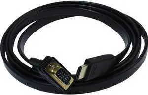 Plugable HDMI To VGA Adapter, 6 Foot (1.8 Meter) Converter Cable Supporting Up To 1920 x 1080 (60Hz)