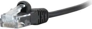 COMPREHENSIVE CONNECTIVITY COMPANY MCAT6-5PROBLK 5FT CAT6 BLACK SNAGLESS PATCH