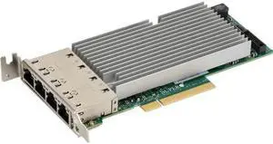 Supermicro AOC-STG-I4T-O Standard LP 4PT 10GbaseT Intel XL710 + X557 Brown Box