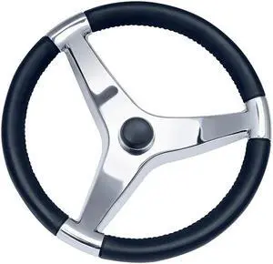 Schmitt Marine Evo Pro 316 Cast Stainless Steel Steering Wheel - 13.5" Diameter