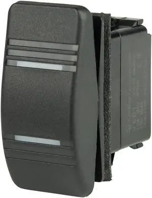 BEP SPDT Contura Switch - 2-Amber LEDs - ON/OFF/ON