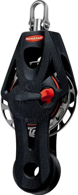Ronstan Series 55 Ratchet Mount Orbit Block - Fiddle Becket Swivel