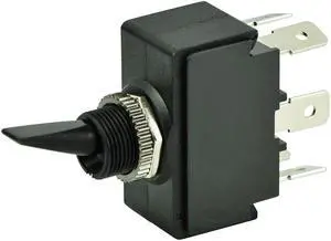BEP DPDT Toggle Switch - ON/OFF/ON