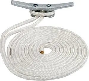 Sea-Dog Double Braided Nylon Dock Line - 5/8" x 35' - White