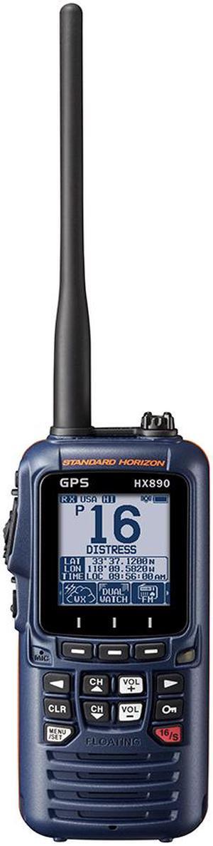 Standard Horizon HX890NB Vhf-hh, 6 Watt, W/gps&fm Rcvr, Blue