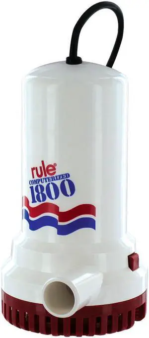 RULE 1800 SUMP / UTILITY PUMP W/ 24' CORD - 110V AUTOMATIC A53S-24