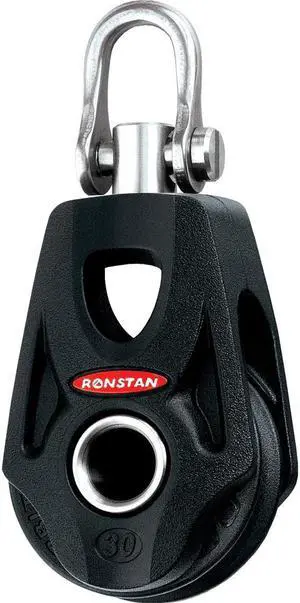 Ronstan Series 30 Ball Bearing Orbit Block - Single - Becket - Swivel Shackle Head