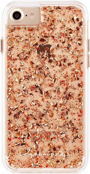 Case-Mate Karat Case for iPhone 8/7/6/6s - Rose Gold/Clear