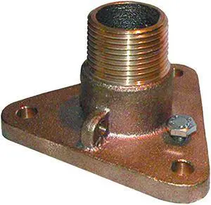 GROCO FLANGED ADAPTOR 1" NPT BRONZE