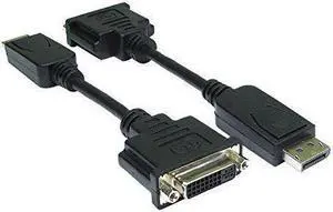 4Xem 10 Inch Displayport Male To Dvi-I Female Adapter Cable