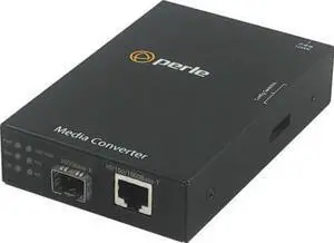 Perle S-1110-XT 10/100/1000 to Fiber Industrial Temperature Media Converter Perle S-1110-XT 10/100/1000 to Fiber Industrial Temperature Media Converter