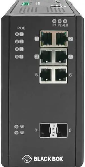 GIGABIT ETHERNET (1000-MBPS) EXTREME TEMPERATURE MANAGED POE+ SWITCH - (4) 10/10
