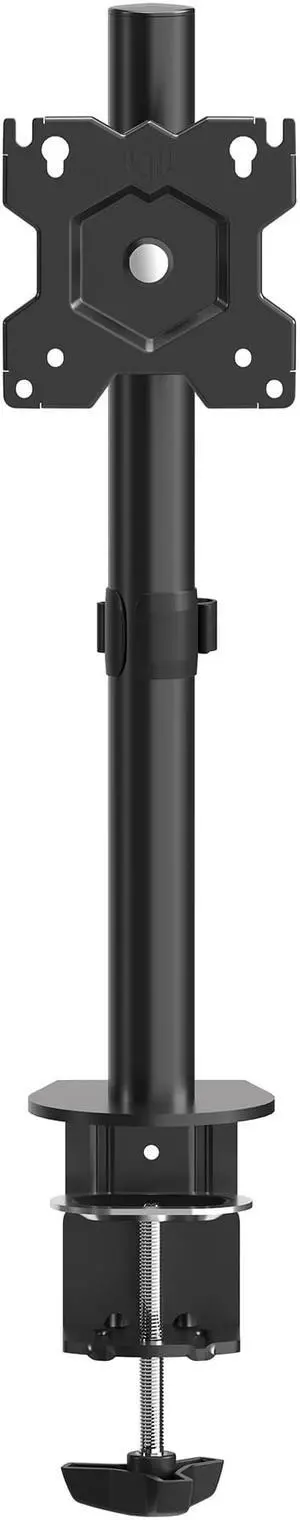 ONKRON Monitor Mount - Single Monitor Mount for 13 - 34 Inch Flat and Curved Screens up to 17.6 lbs - Height Adjustable Monitor Arm Mount - Computer Monitor Mount for Desk, VESA 75x75 100x100, Black