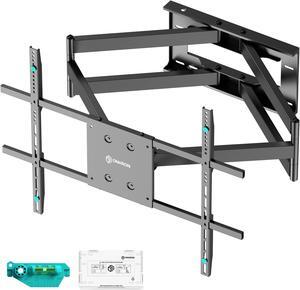 ONKRON TV Wall Mount for 42-110 Inch Flat and Curved Screen TVs up to 220 lbs Swivel and Tilt Full Motion TV Moun-Articulating TV Mount (40" Extension)