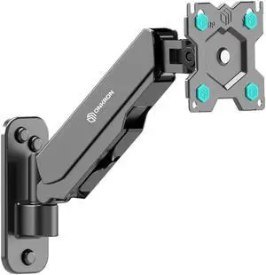 ONKRON TV Monitor Wall Mount Bracket for 13  32-Inch Screens Full Motion with Gas Spring Black G120