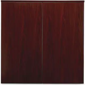 Lorell Presentation Cabinet 47-1/4"x4-3/4"x47-1/4" Mahogany 69865