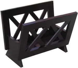 Mahogany Solid Wood Magazine Rack