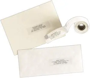 Avery Clear Multi-Purpose Labels for Label Printers 4151, 1-1/8" x 3-1/2", Roll of 120