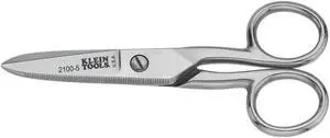 KLEIN TOOLS 2100-5 Electricians Scissors,5-1/4 In. L