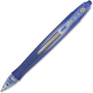 Pilot G6 Retractable Gel Ink Pen Refillable Blue Ink .7mm 31402