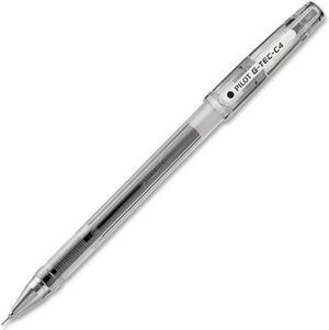 Pilot 35491 G-Tec-C Ultra Gel Pen, Fine Pen Point Type - 0.4 mm Pen Point Size - Black Gel-based Ink - Clear - 1Each