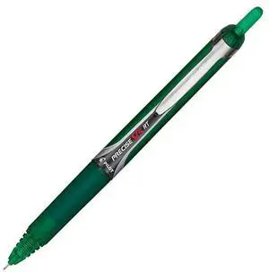 Pilot Rollerball Pen Retract. .5mm Extra Fine Pnt GN Barrel/Ink 26065