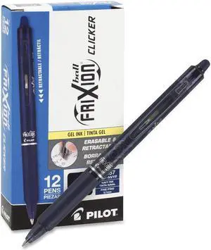 Pilot FriXion Clicker Erasable Gel Ink Retractable Pen Navy Ink .7mm 31457