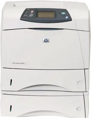 HP LaserJet 4350DTN Laser Printer - Monochrome - 1200 x 1200 dpi Print - Plain Paper Print - Desktop