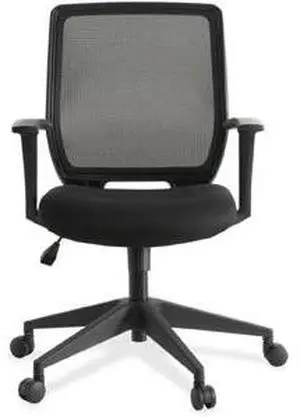 Lorell Executive Chair Mesh Mid Back 27"x26"x40-3/4" BK 84868