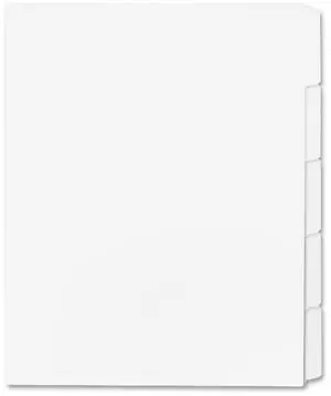 Sparco Straight Collated Index Dividers