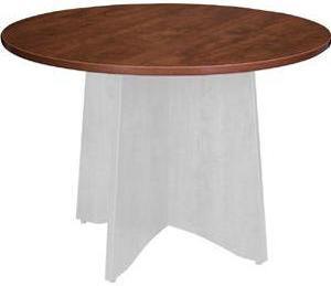 Lorell 87321 Essentials Conference Table Top Round - 48" - Wood - Cherry