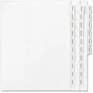 Avery A-Z Legal Exhibit Divider