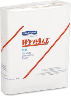 Wypall X50 Hydroknit 1/4 Fold Wipers