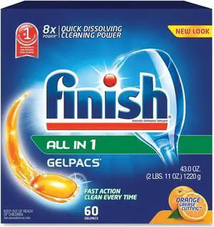 Finish Gelpac Dishwasher Detergent