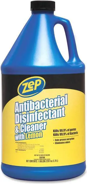 Zep Professional Antibacterial Disinfectant Cleaner with Lemon Zep Professional Antibacterial Disinfectant Cleaner with Lemon
