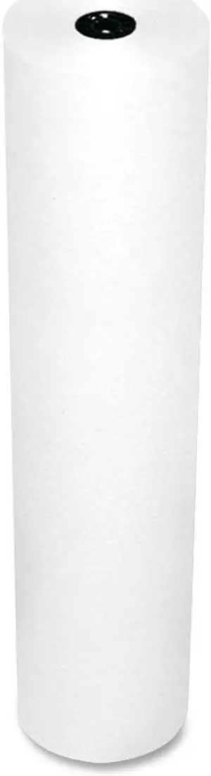 Pacon 63000 Rainbow Duo-Finish Colored Kraft Paper, 35 lbs., 36" x 1000 ft, White