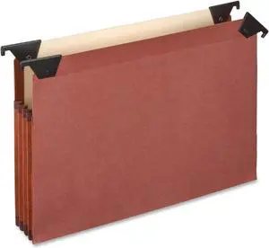Pendaflex Swing Hook Prem. Red Fiber File Pockets