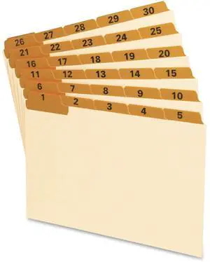 Oxford Lamianted Index Card Guides