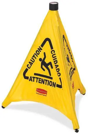 Rubbermaid Commercial Cones,Safety,20",Caution 9S00 YEL