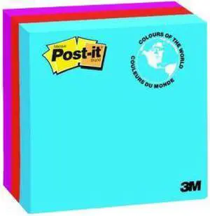 Post-it Notes 4" x 4" Jaipur Collection Lined 200 Sheets/Pad 474789