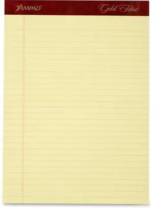 TOPS Gold Fibre Premium Rule Writing Pads