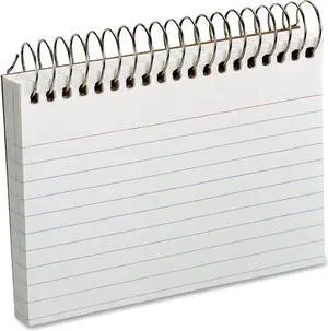 Oxford Spiral Bound Ruled Index Cards