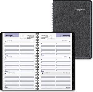 At-A-Glance Block Format Weekly Appointment Book w/Contacts Section 8 x 4 7/8
